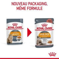 Royal Canin Hair & Skin Care En Sauce Pour Chat 12 Sachets De 85g -Royal Canin Royal Canin Hair Skin Care Gravy Chat FR 04