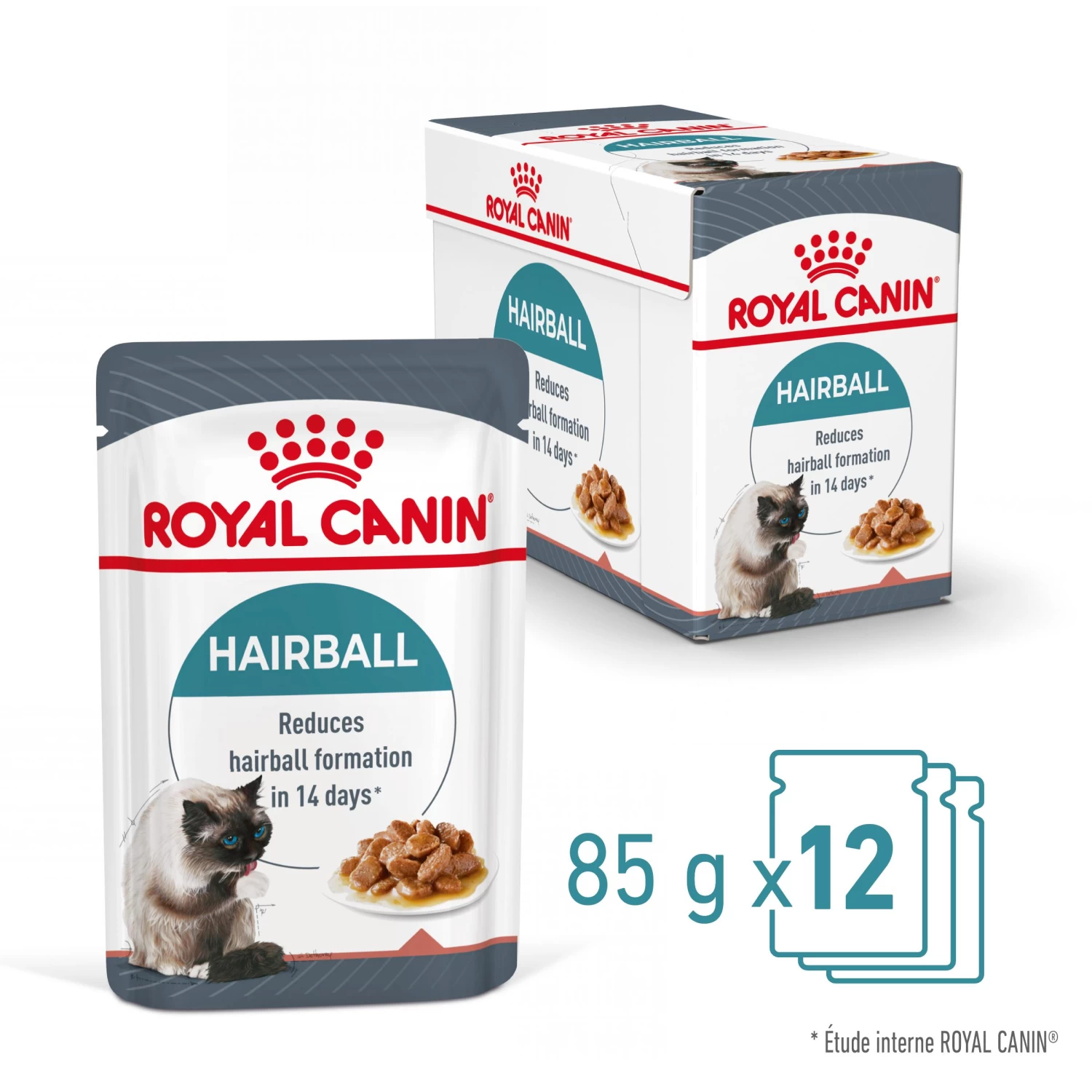 Royal Canin Hairball Care En Sauce Pour Chat 12 Sachets De 85g 5 Royal Canin Hairball Care En Sauce Pour Chat 12 Sachets De 85g – Image 3