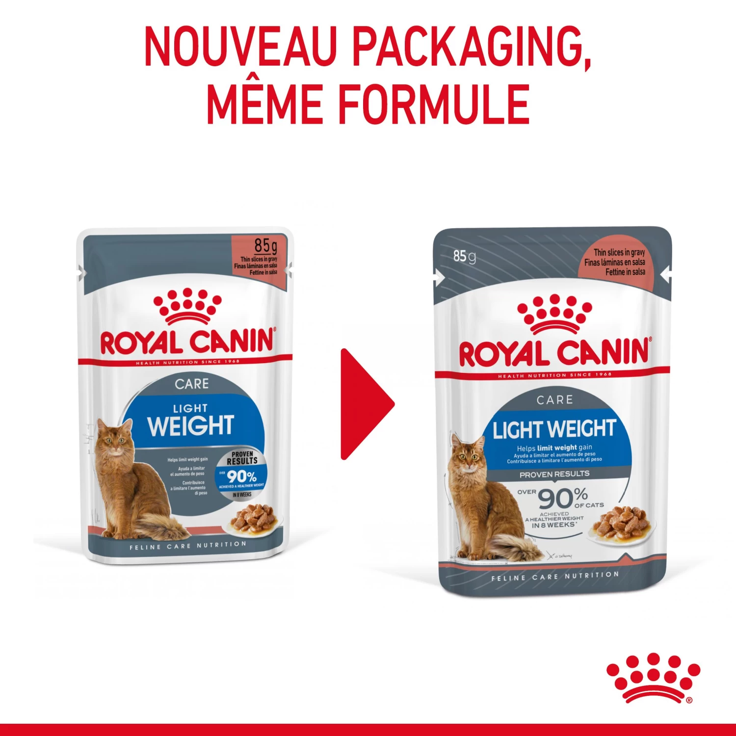 Royal Canin Light Weight Care En Sauce Pour Chat 12 Sachets De 85g 6 Royal Canin Light Weight Care En Sauce Pour Chat 12 Sachets De 85g – Image 4