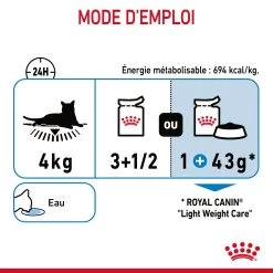 Royal Canin Light Weight Care En Sauce Pour Chat 12 Sachets De 85g 24 Royal Canin Light Weight Care En Sauce Pour Chat 12 Sachets De 85g -Royal Canin Royal Canin Light Weight Care Gravy Chat FR 10