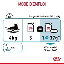 Royal Canin Urinary Care En Sauce Pour Chat 12 Sachets De 85g -Royal Canin Royal Canin Urinary Care Gravy Chat FR 11