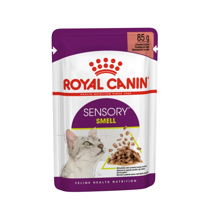 Royal Canin - Sensory Smell Bouchees En Sauce Pour Chat Adulte - 12 X 85g 3 Royal Canin - Sensory Smell Bouchees En Sauce Pour Chat Adulte - 12 X 85g