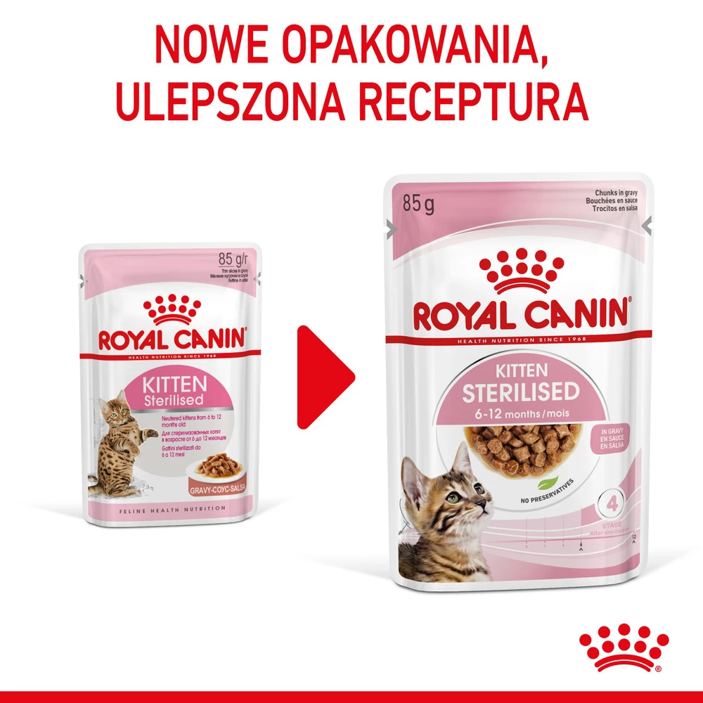 ROYAL CANIN Kitten Sterilised 12x85g 4 ROYAL CANIN Kitten Sterilised 12x85g – Image 2