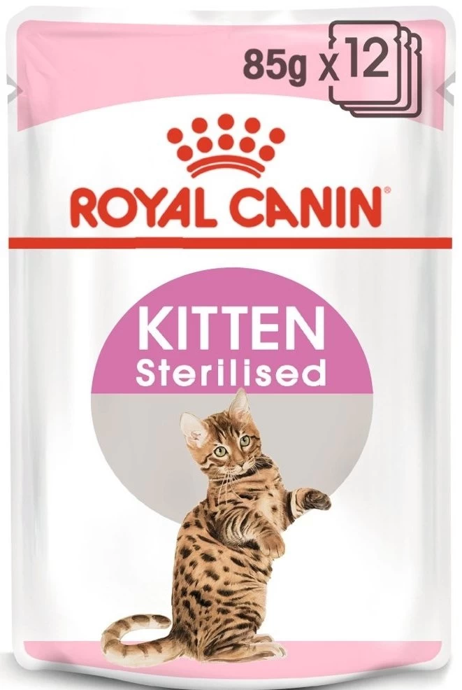 ROYAL CANIN Kitten Sterilised 12x85g 3 ROYAL CANIN Kitten Sterilised 12x85g