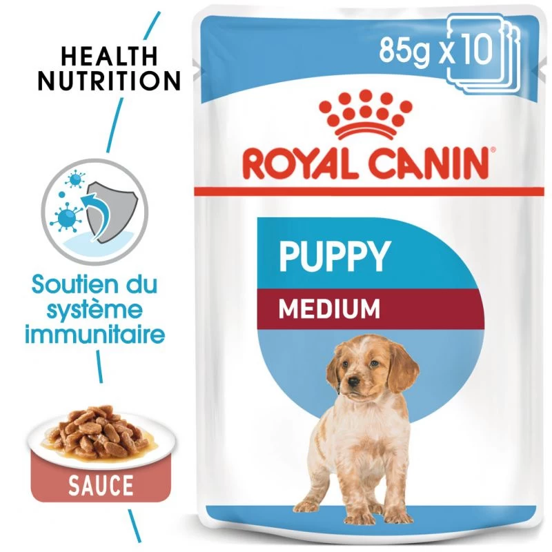 ROYAL CANIN Medium Puppy 10x140g 3 ROYAL CANIN Medium Puppy 10x140g
