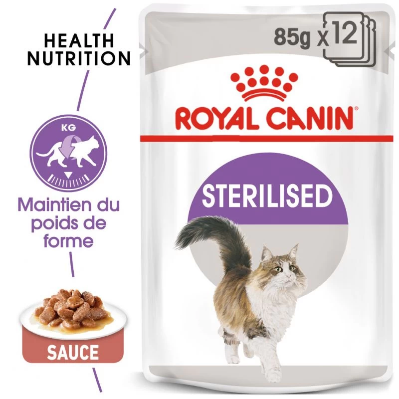 Royal Canin Sterilised 12x85g 3 Royal Canin Sterilised 12x85g